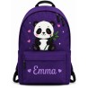 Mochila Escolar Personalizada Panda con Nombre | Mochila Infantil niña| Estores Iroa