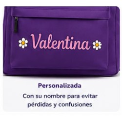 Mochila Personalizada Capibara Kawaii Lila con Nombre | Estores Iroa