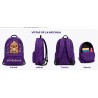 Mochila Personalizada Capibara Kawaii Lila con Nombre | Estores Iroa