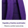 Mochila Personalizada Capibara Kawaii Lila con Nombre | Estores Iroa