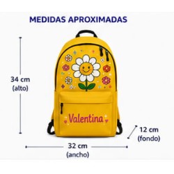 Mochila Personalizada Good Vibes con Nombre | Mochila Escolar Infantil Aesthetic | Estores Iroa