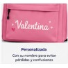 Mochila Personalizada Focus on the Good | Mochila Escolar Floral Aesthetic Estores Iroa