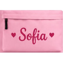 Mochila Escolar Personalizada con Nombre Flores | Mochila Infantil Niña | Estores Iroa