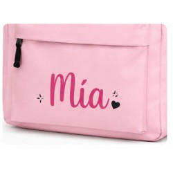 Mochila Personalizada Enjoy Every Moment | Mochila escolar infantil Con Nombre Niña | Estores Iroa