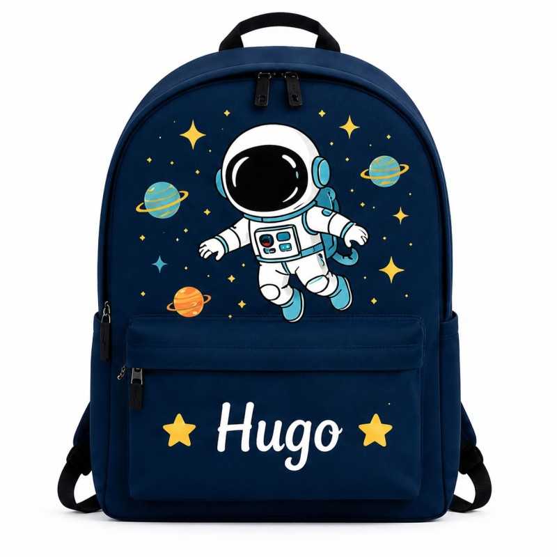 Mochila Escolar Personalizada Astronauta con Nombre | Espacio | Estores Iroa