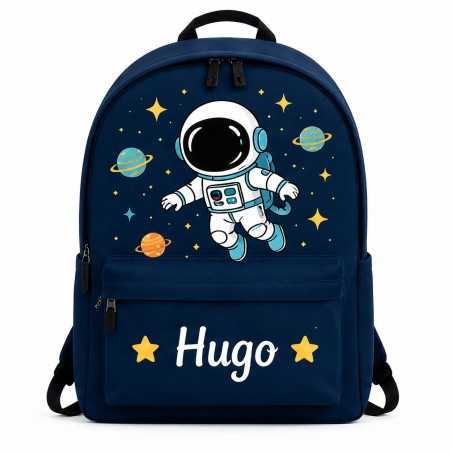 Mochila Escolar Personalizada Astronauta con Nombre | Espacio | Estores Iroa
