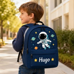 Mochila Escolar Personalizada Astronauta con Nombre | Espacio | Estores Iroa