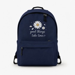 Mochila escolar juvenil Good Think azul marino | Estores Iroa