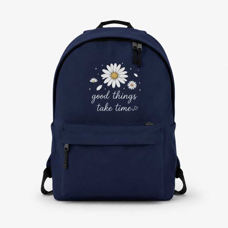 Mochila escolar juvenil Good Think azul marino | Estores Iroa