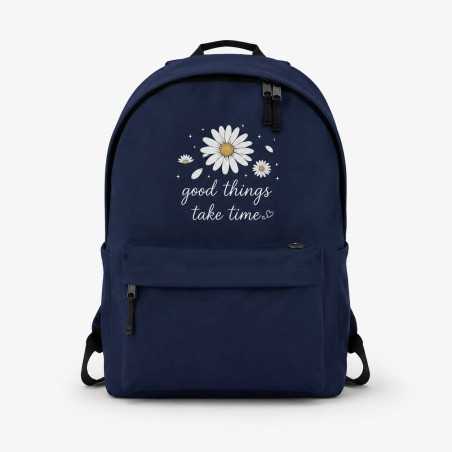 Mochila escolar juvenil Good Think azul marino | Estores Iroa