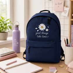 Mochila escolar juvenil Good Think azul marino | Estores Iroa