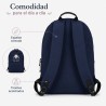 Mochila escolar juvenil Good Think azul marino | Estores Iroa
