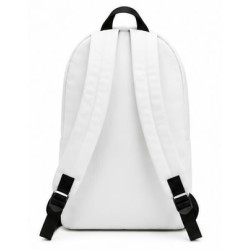 Mochila escolar juvenil blanca Moon con nombre opcional | Estores Iroa