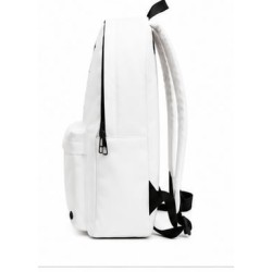 Mochila escolar juvenil blanca Moon con nombre opcional | Estores Iroa