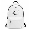 Mochila escolar juvenil blanca Moon con nombre opcional | Estores Iroa