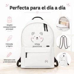 Mochila personalizada para niña con inicial | Estores Iroa