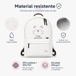 Mochila personalizada para niña con inicial | Estores Iroa