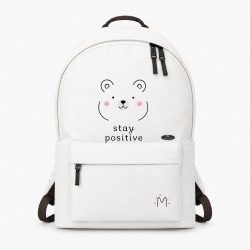 Mochila personalizada para niña con inicial | Estores Iroa