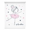 Estor infantil bailarina personalizado con nombre | Estores Iroa