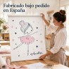 Estor infantil bailarina personalizado con nombre | Estores Iroa