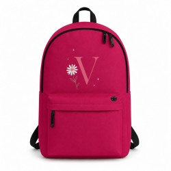 Mochila personalizada para niña con inicial | Estores Iroa