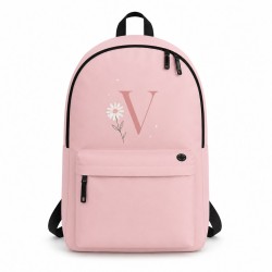 Mochila personalizada para niña con inicial | Estores Iroa