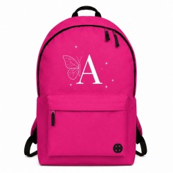 Mochila personalizada con inicial y flores | Inicial Flor | Estores Iroa