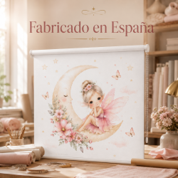 Estor Infantil Hada Luna – Estor Enrollable Decorativo para Habitación de Niña | Estores Iroa