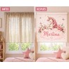 Estor Infantil Personalizado Unicornio con Nombre | Estor para habitación de bebé y niña| Estores Iroa