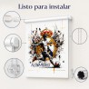 Estores infantiles Futbol Madrid , Estor enrollable juvenil futbol Madrid. Estores infantiles personalizados - Estores Iroa