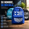 Mochila de fútbol personalizada con nombre | Estores Iroa