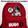 Mochila escolar Goku anime 26 personalizada con nombre | Estores Iroa