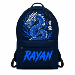 Mochila Anime Dragón Personalizada con Nombre | Estores Iroa