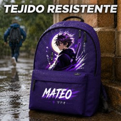 Mochila Escolar Infantil Anime- Manga Personalizada con Nombre | Estores Iroa