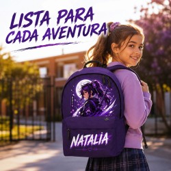 Mochila Anime Niña Personalizada con Nombre | Estores Iroa