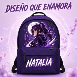 Mochila Anime Niña Personalizada con Nombre | Estores Iroa