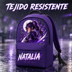 Mochila Anime Niña Personalizada con Nombre | Estores Iroa