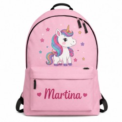 Mochila Personalizada Unicornio con Nombre para Niña | Estores Iroa