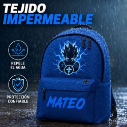 Mochila Escolar Personalizada con Nombre Storm | Estores Iroa