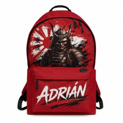 Mochila Escolar Personalizada Samurái con Nombre | Estores Iroa