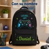 Mochila Gamer Personalizada con Nombre | Mochila Escolar Infantil | Estores Iroa