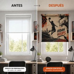 Estor Juvenil Baloncesto Urban Hoops a Medida | Estores Iroa