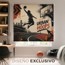 Estor Juvenil Baloncesto Urban Hoops a Medida | Estores Iroa