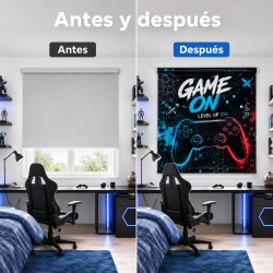 Estor Gamer Juvenil a Medida Game On | Estores Iroa
