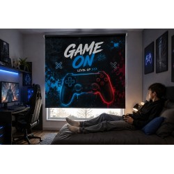 Estor Gamer Juvenil a Medida Game On | Estores Iroa