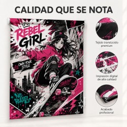 Estor Juvenil Rebel Girl a Medida | Estores Iroa