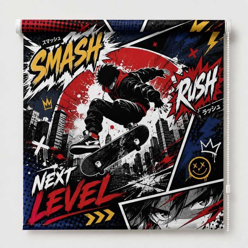 Estor Juvenil Manga Skate a Medida | Estores Iroa