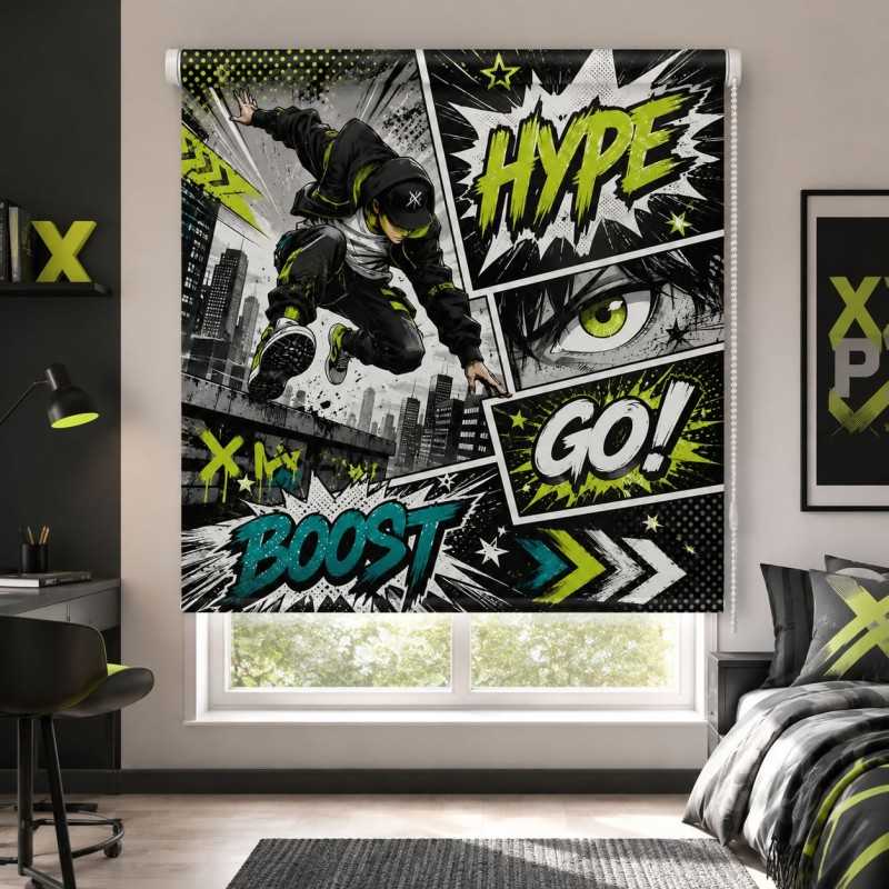 Estor Juvenil Urban Hype a Medida | Estores Iroa