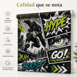Estor Juvenil Urban Hype a Medida | Estores Iroa