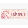 Etiquetas Personalizadas con Nombre para Colegio | Unicornio | Estores Iroa
